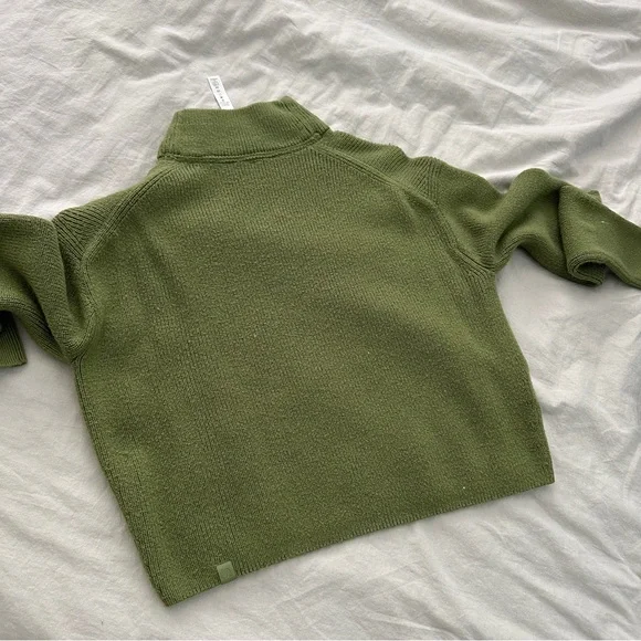 lululemon athletica Sage Green mock Sweater - Picture 5 of 6